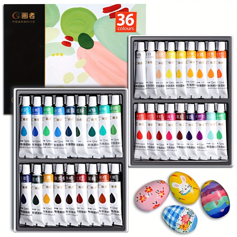 Set di colori a guazzo 36 colo - Gouache Paint Set recensione e prezzo