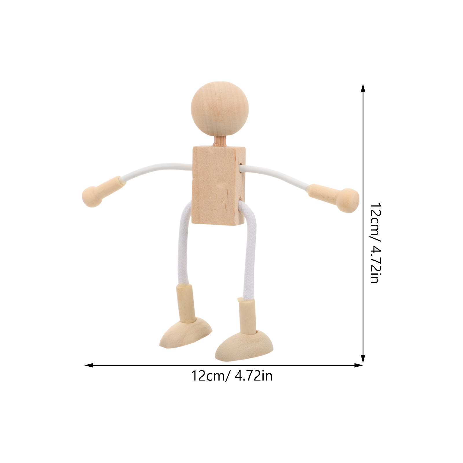 Kit di 4 figure in legno, real - Art Craft Kit recensione e prezzo