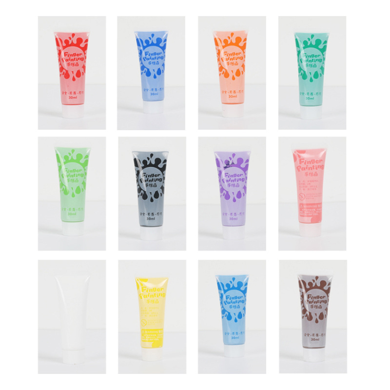 12 colori Finger Paint fornitu - Gouache Paint Set recensione e prezzo